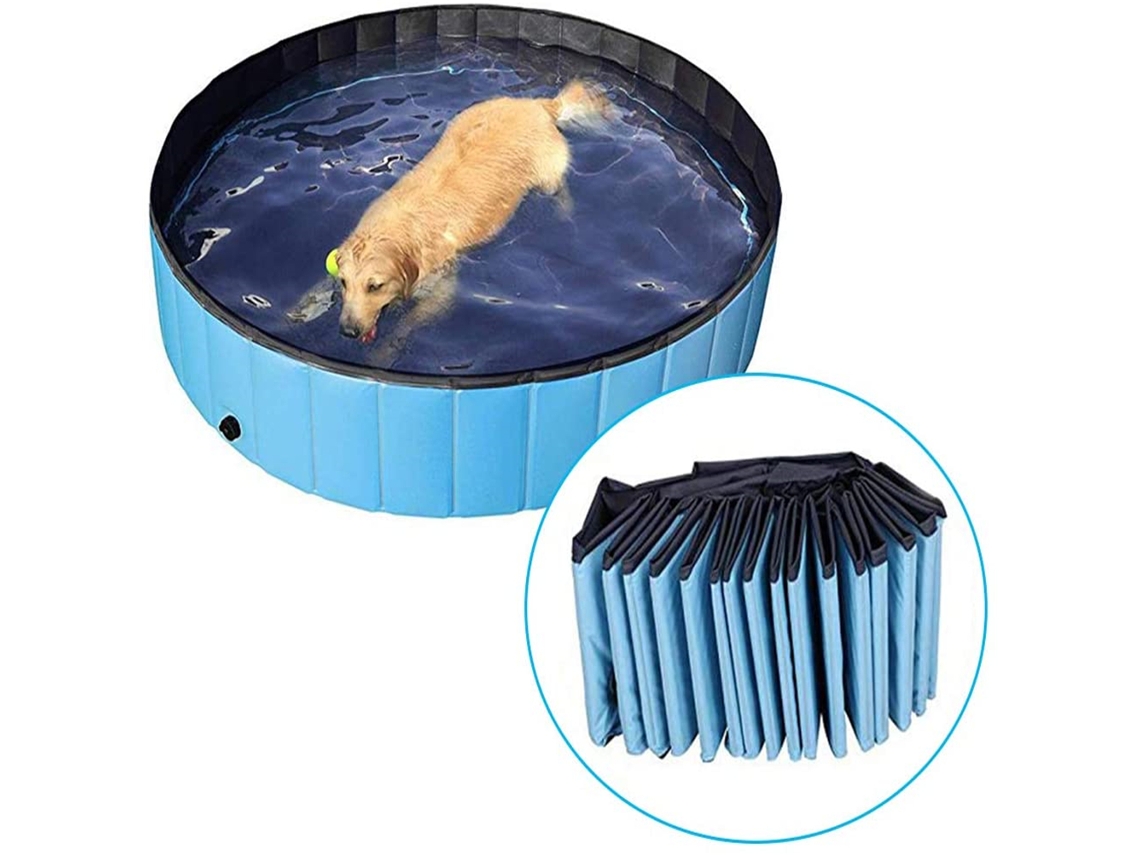 Piscina plegable para perros, bañera y piscina de juegos.