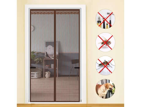 Puerta con mosquitera magnética, 3x72ft Cortina con mosquitera para puerta que mantiene a los insectos fuera CHRONUS