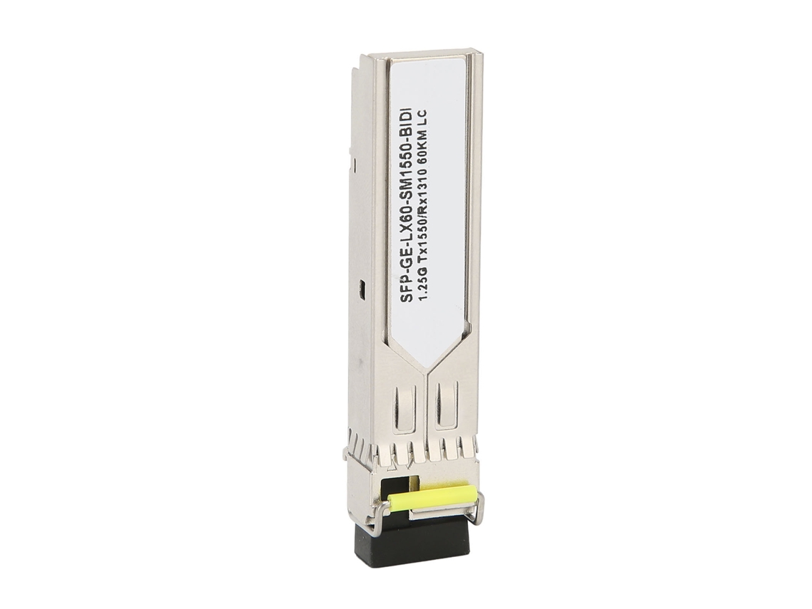 Módulo Óptico Sfp 1.25g Bidi Tx1550 Rx1310nm 60km Lc Para Switch Roteador Placa De Rede