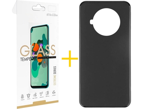Kit Funda + Protector de Pantalla Xiaomi Mi 10T Lite 5G / Mi 10i 5G SKYHE Cristal Templado 8681 Negro