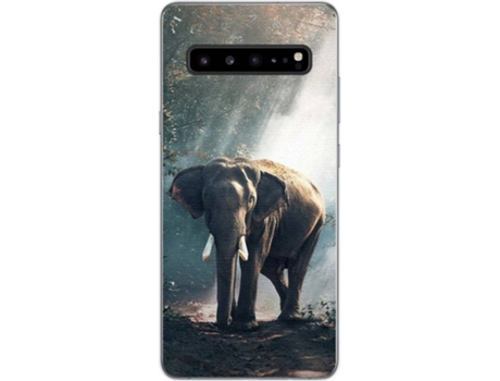 Carcasa Samsung Galaxy S10 5G TUMUNDOSMARTPHONE Elefante Multicolor
