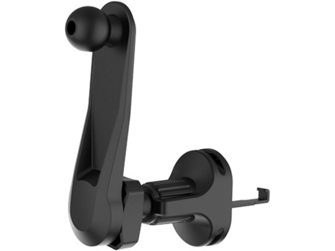 Soporte para teléfono móvil con brazo extensible de 17 mm y varilla para rejilla de ventilación.