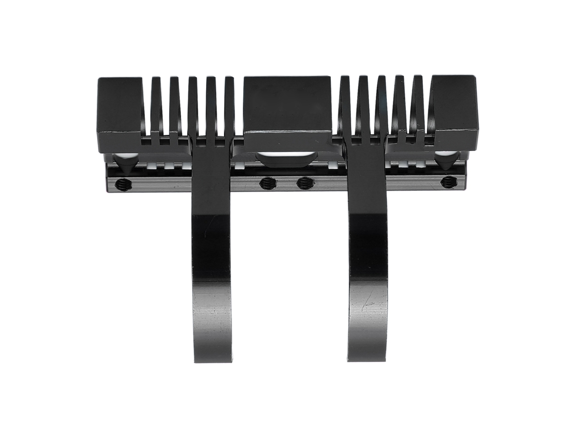 Soporte De Refrigeración Para Motor Rc De Aleación De Aluminio Para Motores 550, 3650, 3660, 3670 Y 3674, 36 Mm, Negro.