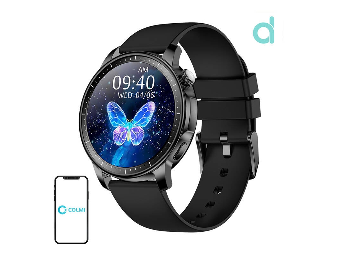 Reloj inteligente V65 para Android iOS, monitorización de frecuencia cardíaca, pasos, diseño deportivo, Colmi