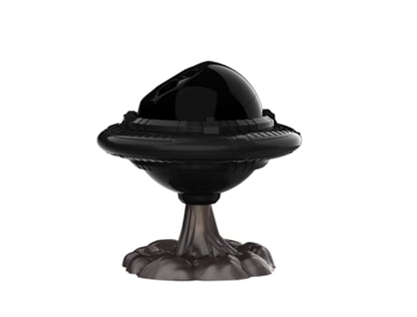 Lámpara Proyectora de Estrellas UFO - Luz Nocturna Creativa con Control Remoto, Estrellas Láser, 9 Proyecciones Soñadoras, 5 Modos de Luz Nocturna,...