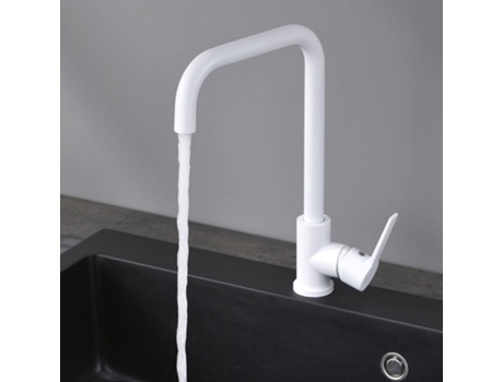 Grifo de Cocina KIBATH Monomando Fregadero Sou Blanco