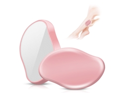 Lima de nanovidrio para pies, 2 en 1, fregador de pies húmedos y secos, rápido, utilizado para el cuidado de los pies en el hogar, rosa ENZONS