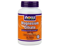 Complemento Alimentar NOW Magnesio Citrato 200 Mg 100