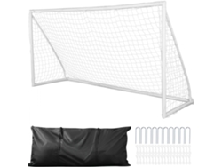Portería de fútbol portátil y plegable con red duradera para entrenamiento y jardín Tekmaquinas