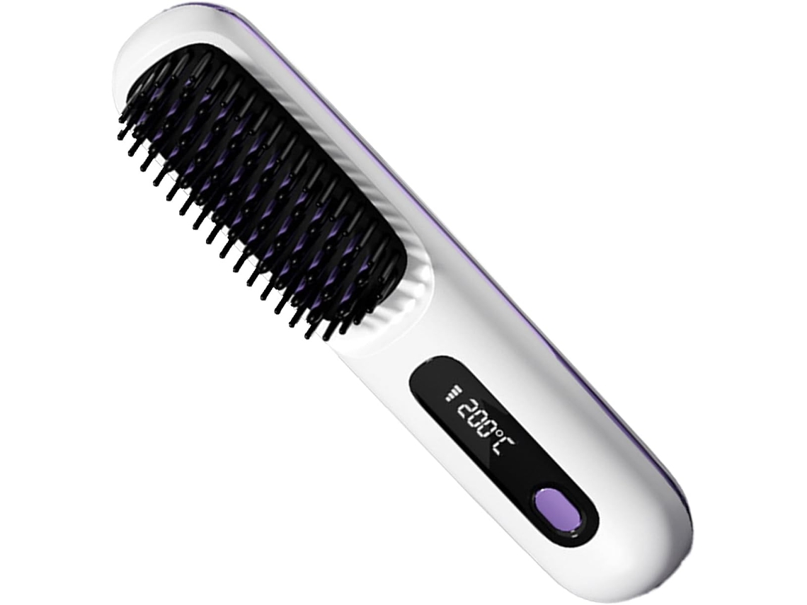 Cepillo A Lisser Pour Les Cabello,outils De Coiffure Recargables Chauffage Rapide,peigne Lissant |