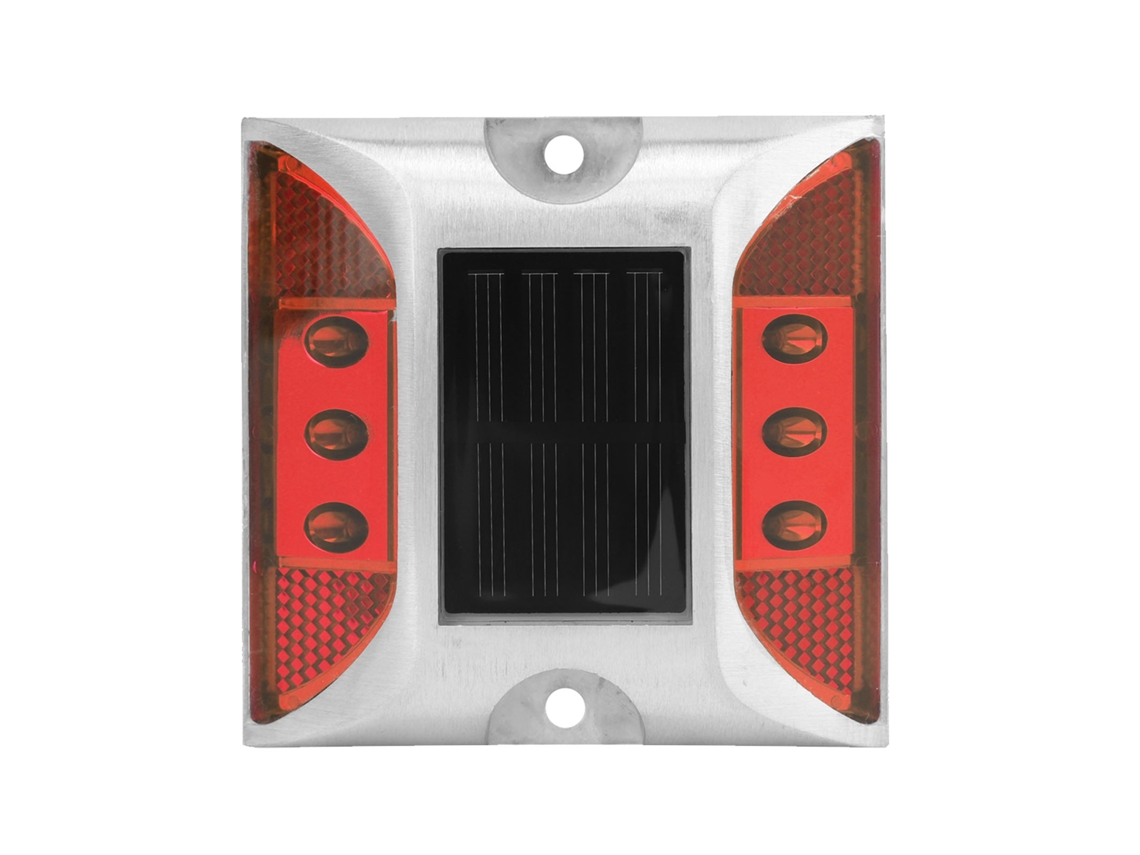 Rebe-luces De Suelo Solares Led Impermeables Para Camino, Entrada Y Carretera, Lámpara De Pico Rojo