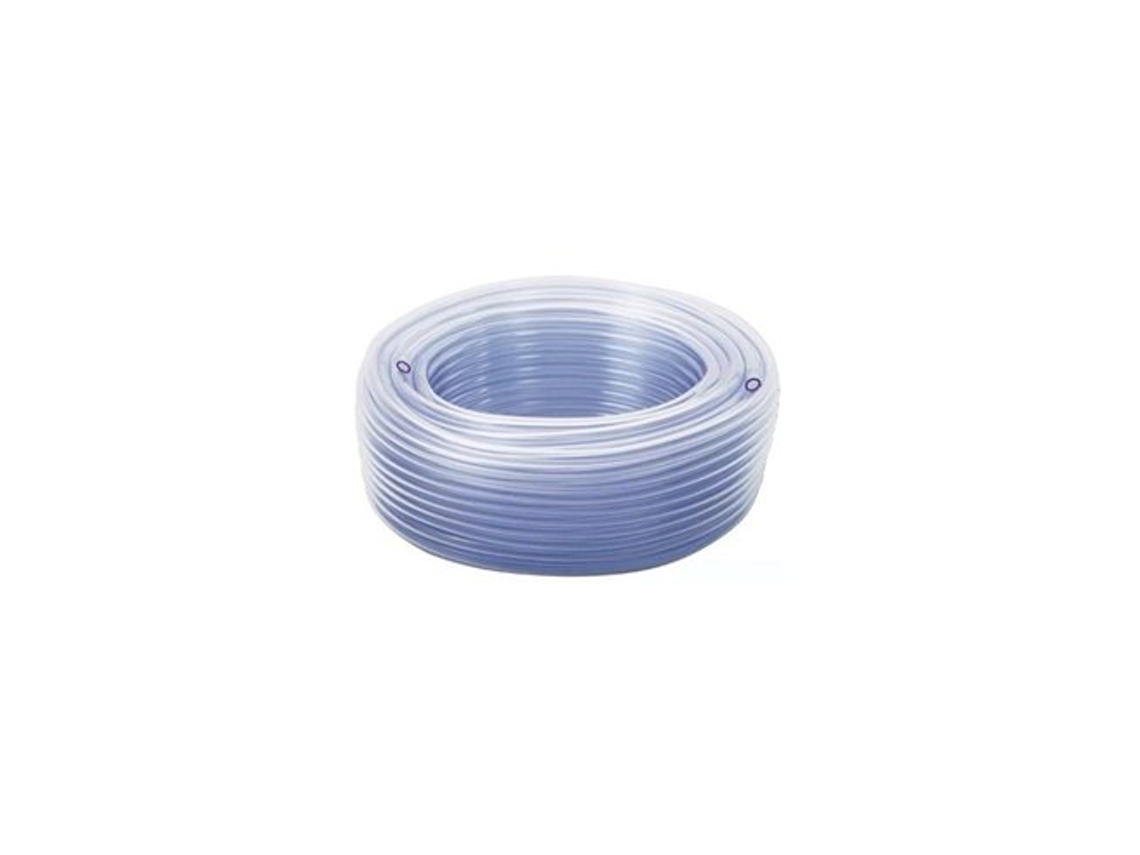 Rollo De Manguera De Vidrio Transparente De 50 Mt 10x13 Mm Espiroflex