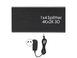 Divisor Hdmi 1 Entrada 4 Salidas 1.4 4k 2k Transmisión Rápida Sin Retardo 100-240v