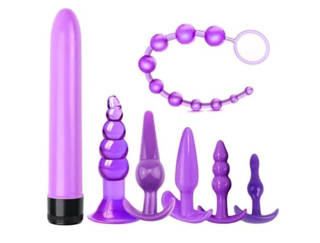Plug Anal PETHUEL Starter Kit 3 piezas XYX-H-0426-4 Púrpura