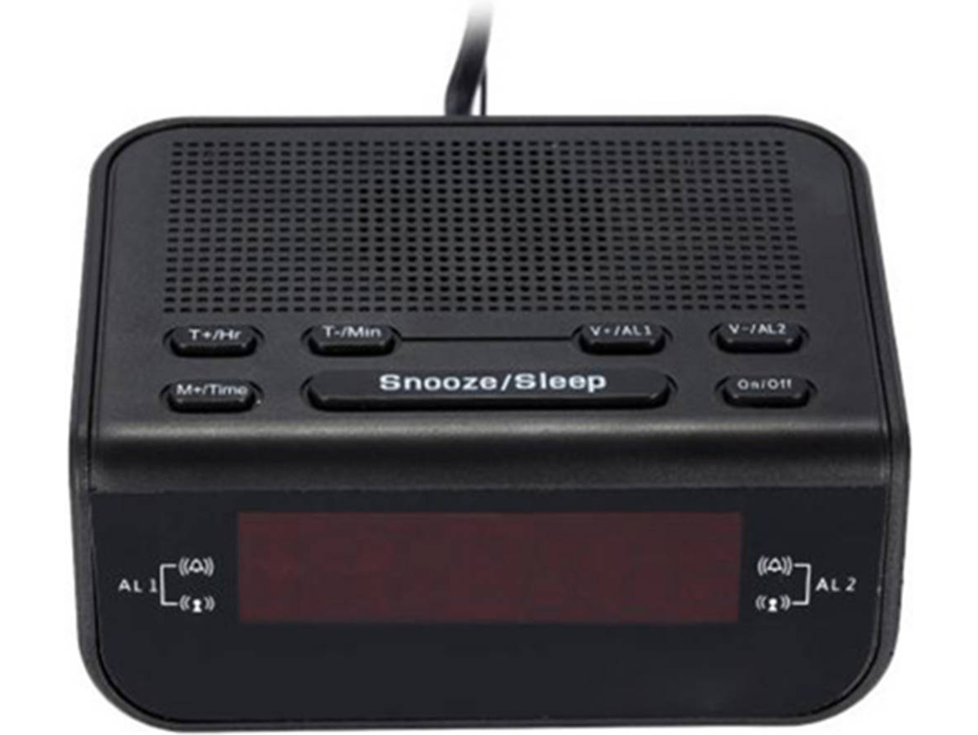 Radio Despertador WJS CT1249 (Negro - Digital)