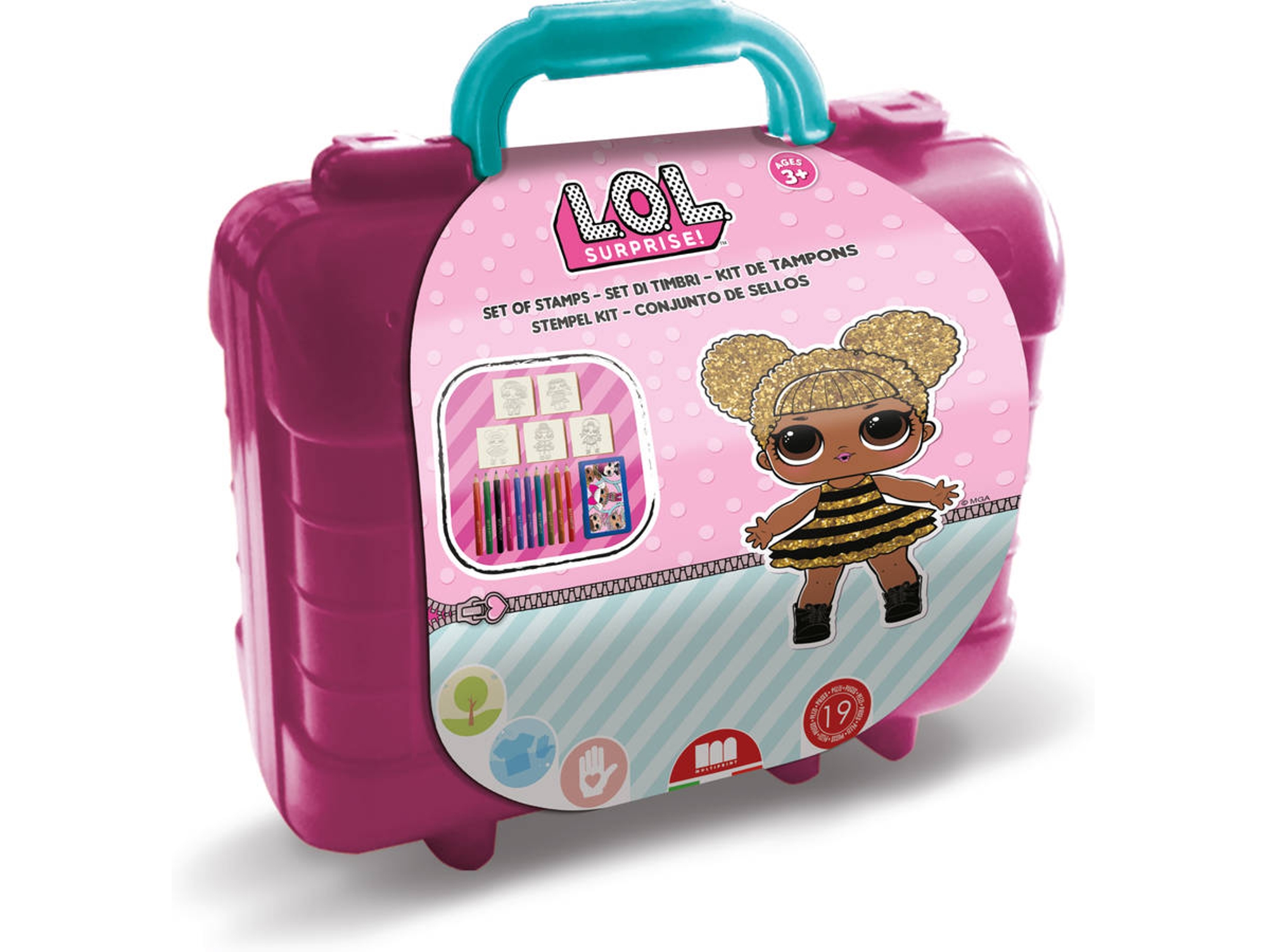 Juegos de Sellos MULTIPRINT Travel Juego L.O.L. Surprise!