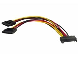 Accessori LKADAT83 cable de SATA 0,2 m SATA de 15 pines 2 x SATA de 15 pines Negro, Rojo, Amarillo LINK