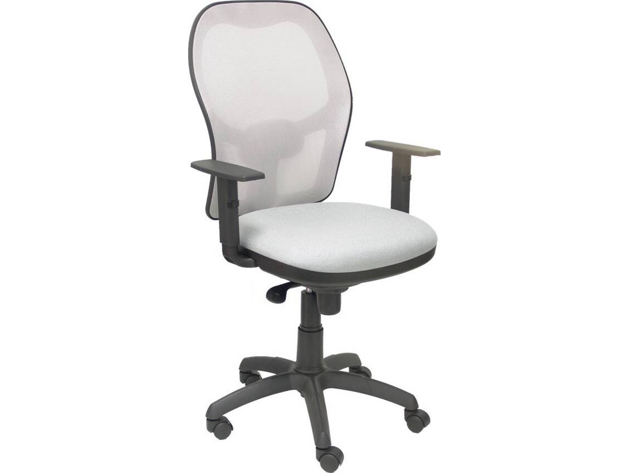 Silla de Escritorio Operativa PYC Jorquera Gris GR (Brazos Ajustables - Malla)