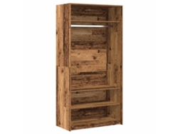 Armario de madera antigua MAISON EXCLUSIVE en derivados de la madera 100x50x200 cm