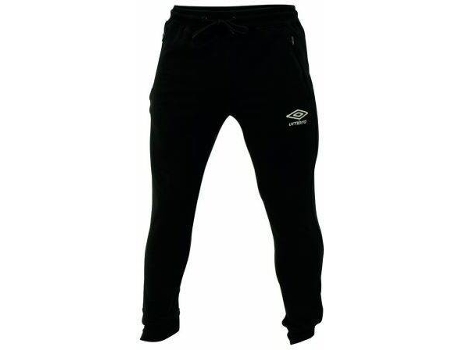Pantalones para Hombre UMBRO pro training cuffed Blanco, Negro para Fútbol (XS)