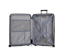 Maleta de viaje mediana/trolley 66 cm 4r Dublin Black Jaslen