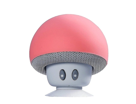 Altavoz Mini soporte portátil para teléfono con Bluetooth inalámbrico con forma de hongo