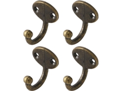 Ganchos de pared CHABERLU de aleación de zinc, estilo vintage, para abrigos y toallas.