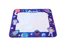 Tapete De Dibujo Con Agua Luminosa De 100x80 Cm Con Temática Espacial Para Niños De 3 Años En Adelante.