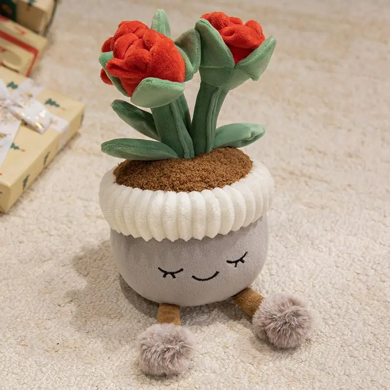 (estilo 7, Aprox. 30 Cm) Peluche Realista De Tulipán Suculento