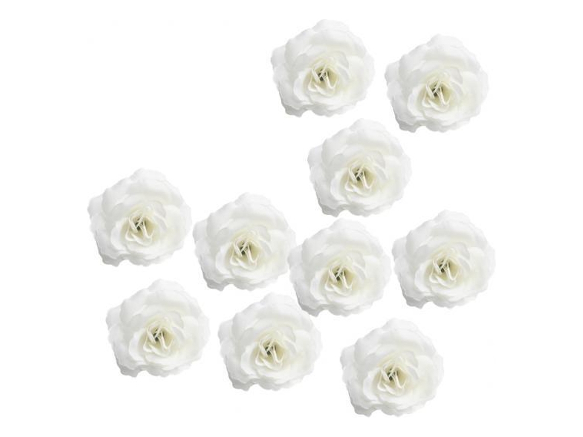 2 x 10 piezas de 7 cm de rosas artificiales para hacer tú mismo para Casaslowmoose