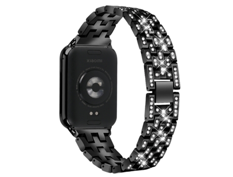 Correa de reloj de acero inoxidable para Xiaomi 8 Pro Negro