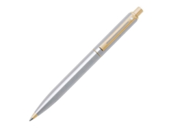Bolígrafo Sheaffer Sentinel cromado cepillado con clip dorado M 333