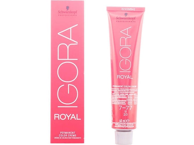 Tinte de Cabello SCHWARZKOPF Igora Royal 7-77 (60 ml)