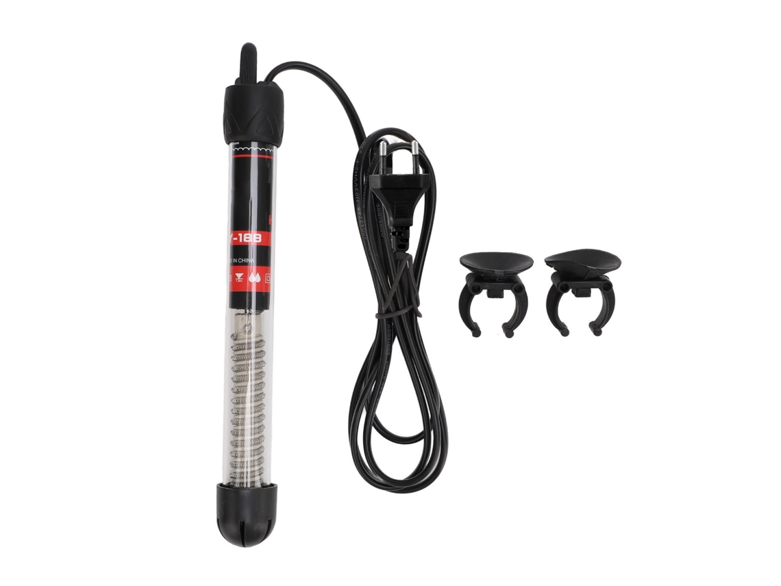 Calentador Sumergible Para Acuario Con Termostato Automático Ajustable, De Vidrio Con 2 Ventosas.
