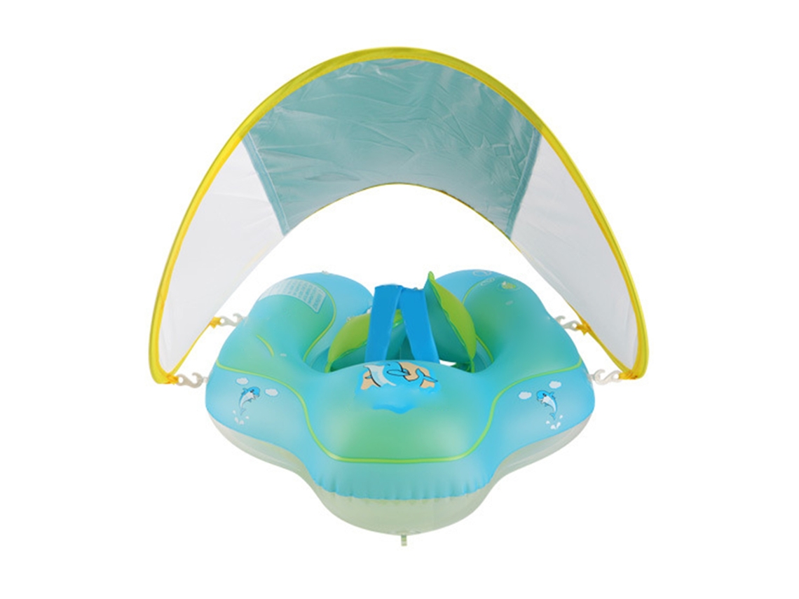Pelota de natación para bebés con cubierta protectora de 19 cm