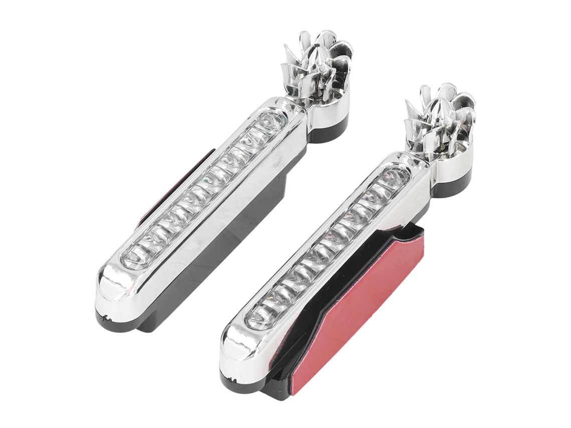 Luz De Dia Eólica 8 Led À Prova D'água Para Carro Veículo Lâmpada Exterior 2pcs