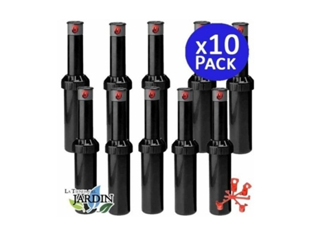 Aspersor de Riego Krain Minipro 1/2'' Alcance 5,1 a 9,1 M Pack 10 K RAIN
