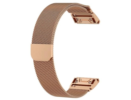 Correa Para Reloj Garmin Fenix 6/Fenix 7 Correa Milanesa De Oro Rosa VENISYMLIS