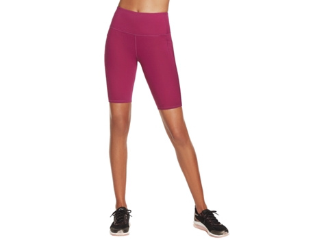 Pantalones Cortos SKECHERS Nylon Mujer (S - Rosa)