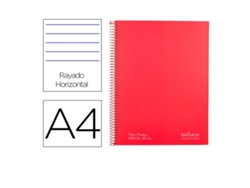 Cuaderno NAVIGATOR NA42 Rojo A4 80 Hojas
