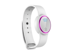 Pulsera Repelente Ultrasónica, Con Carga Usb, Para Uso En Interiores Y Exteriores (blanco/morado) Czhhmart