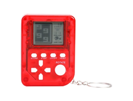 Mini Portátil Retro Clásico Lcd Tetris Consola de Juegos Llavero Máquina F002