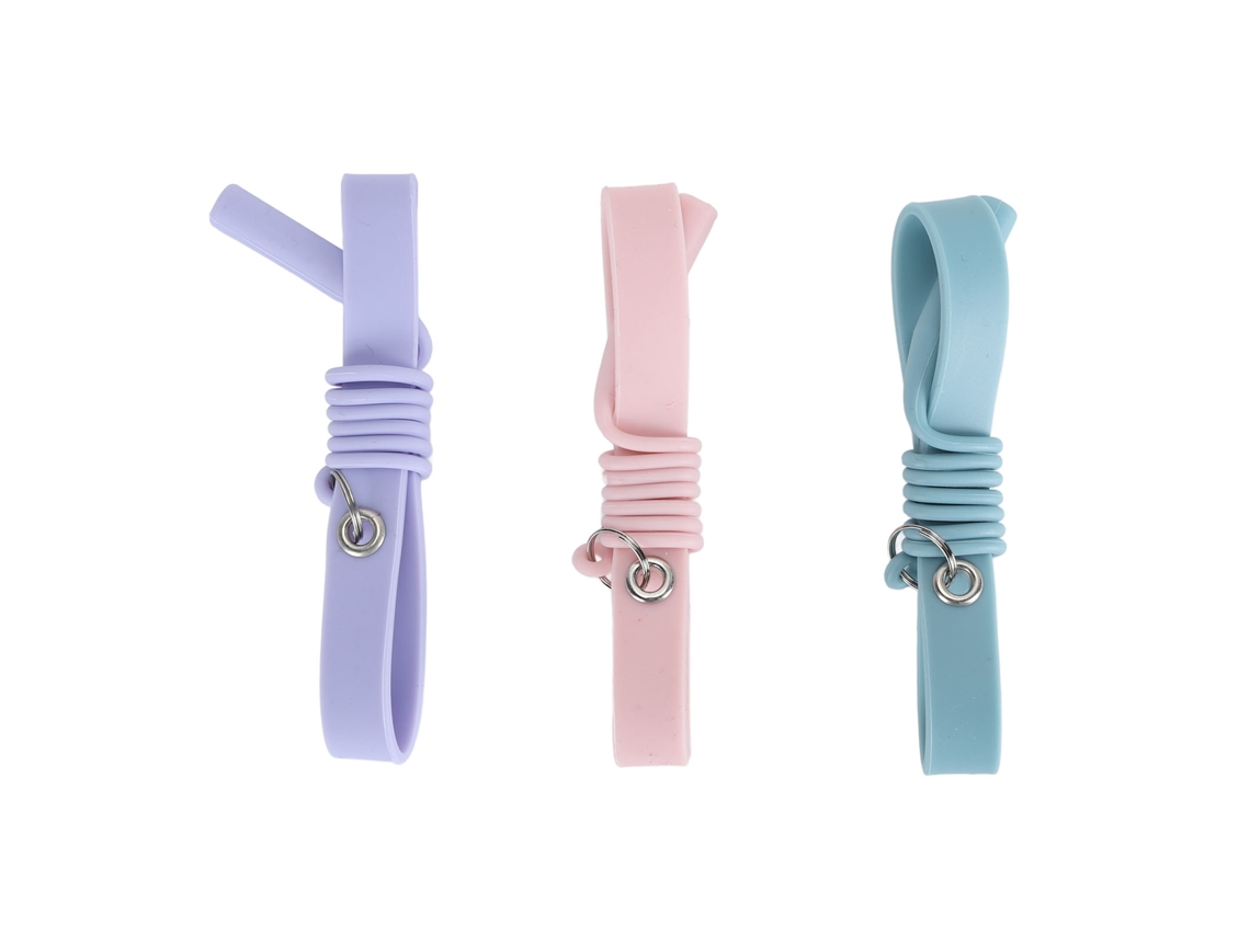 Pulseira Para Pinças De Alongamento De Cílios Em Silicone Suave 3 Peças Amigável À Pele
