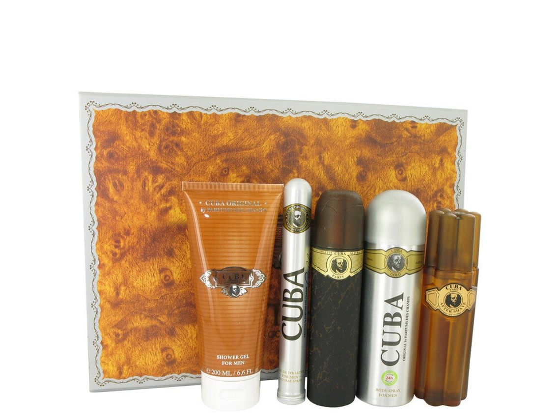 Set Eau de Toilette Spray + After Shave Spray + Body Deodorant Spray + Shower Gel + Edt Spray Men FRAGLUXE