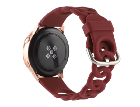 Correa de Silicona 20mm rosquilla hueca para Huami Amazfit GTS4 Mini/GTS3/GTS 2e/GTS 2 - vino tinto