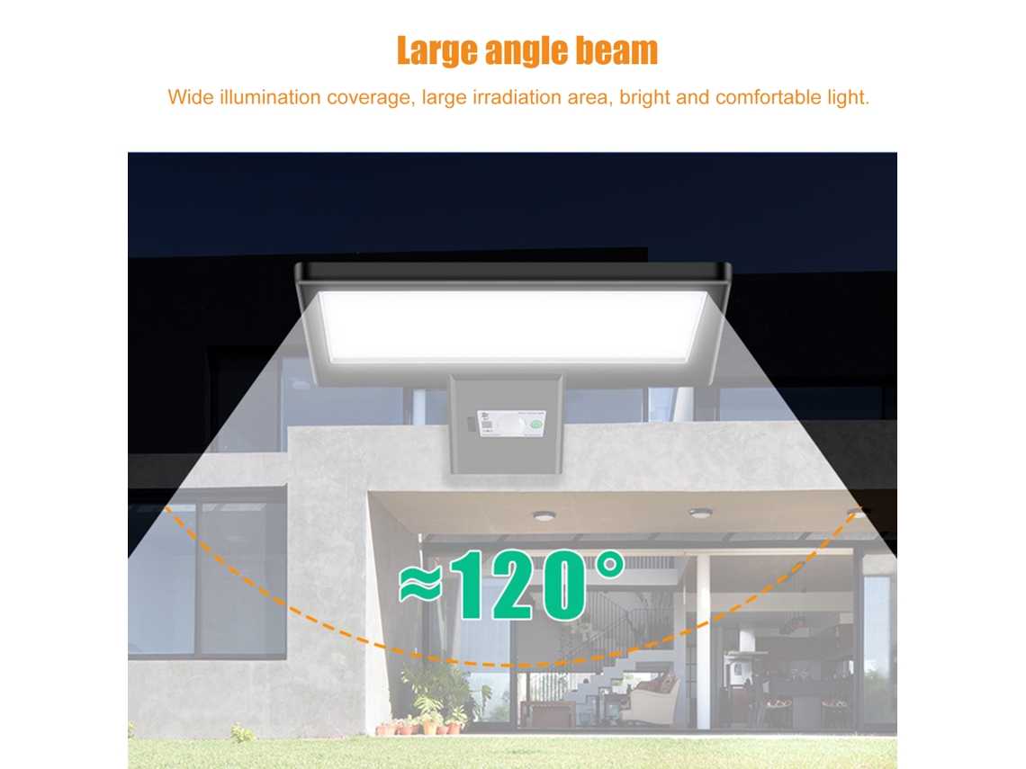 Lámpara solar LED para exteriores, impermeable, modelo 2026, con control remoto y sensor de luz integrado para ahorro de energía, ideal para carreteras.