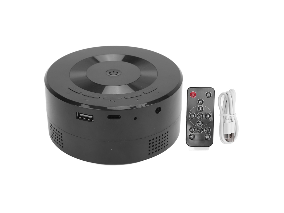 Proyector De Películas Compacto Con Mando A Distancia, Pantalla Lcd Led 1080p, Altavoz Integrado, Portátil Para Cine En Casa.