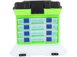 Caja De Aparejos De Pesca Multifuncional De Gran Tamaño Con 4 Niveles.