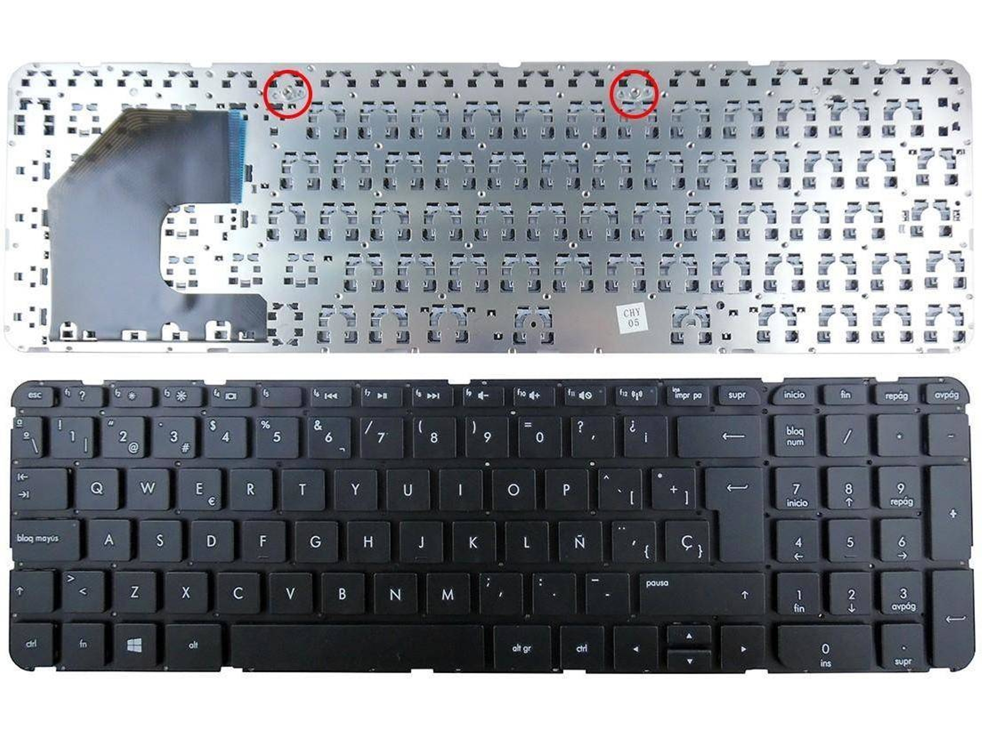 Teclado para Portátil HP Pavilion 15-B137Ss 15-B119Ss