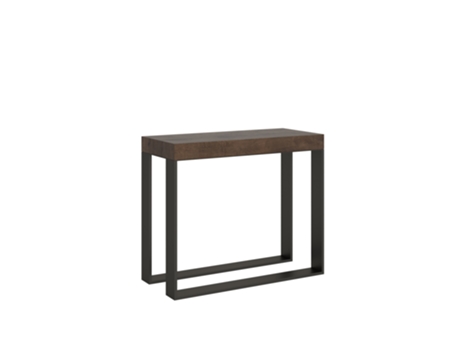 Consolas Elettra Premium Extensible hasta 300 cm ITAMOBY (90 x 40 x 77 cm - Paneles de Melamina - Nogal)